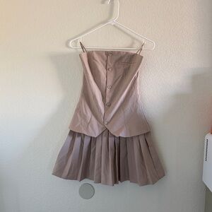 Zara Short Strapless Dress